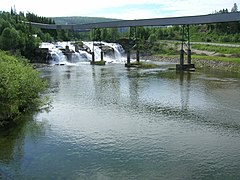 The waterfall Revelfossen