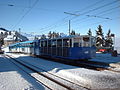 Le train à crémaillère de la compagnie Arth-Rigi-Bahn.