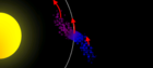 An object which comes within the Roche limits is pulled apart