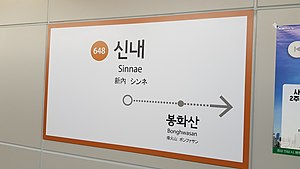 역명판