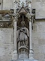 Statue of Johannes Nepomuk on the north tower