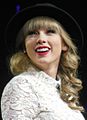 Image 20American singer-songwriter Taylor Swift has gone by multiple honorifics, such as "America's Sweetheart". (from Honorific nicknames in popular music)