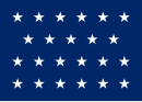 Sixth US naval jack, 1820-1822
