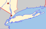 Location of the 2009 New York City bomb plot