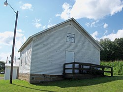 Adams Township meeting hall, erected 1876