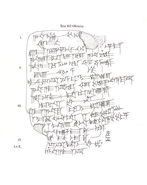 Cuneiform sign ZA, 13 line, 3rd character from line end, EA 15, Obverse (A short letter from the King of Assyria to Pharaoh)