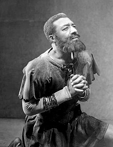 1938 Daniel L. Haynes in a 1938 stage presentation of Androcles and the Lion at the Lafayette Theatre, Harlem