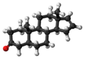 Модель молекулы андростенона