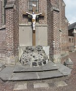 Tombe de Pierre Choque au cimetière de l'église Notre-Dame-de-la-Visitation.