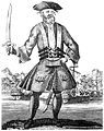 Image 32Engraving of the English pirate Blackbeard from the 1724 book A General History of the Pyrates. The book is the prime source for many famous pirates of the Golden Age. (from Culture of the United Kingdom)