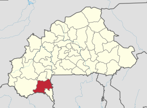 Location in Burkina Faso