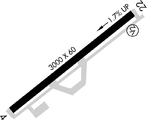 Request: Redraw as SVG. Taken by: Serenthia New file: Catalina Airport diagram.svg