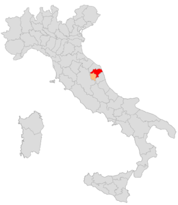 Circondario di Macerata – Localizzazione