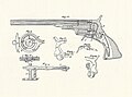 Ilustraciones de la patente del Colt Paterson "Holster Model" ("Modelo para pistolera").