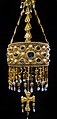Image 62Detail of the votive crown of Recceswinth from the Treasure of Guarrazar, (Toledo-Spain) hanging in Madrid. The hanging letters spell [R]ECCESVINTHVS REX OFFERET [King R. offers this]. (from History of Spain)
