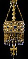 Image 38Detail of the votive crown of Recceswinth from the Treasure of Guarrazar, (Toledo-Spain) hanging in Madrid. The hanging letters spell [R]ECCESVINTHVS REX OFFERET [King R. offers this]. (from History of Spain)