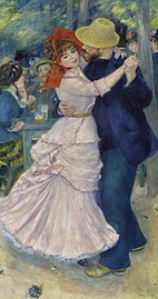 Suzanne Valadon, Dance at Bougival by Pierre-Auguste Renoir 1883