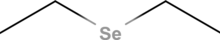 skeletal model of Diethyl selenide