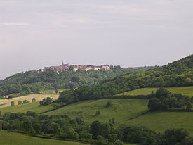 Vista geral de Flavigny