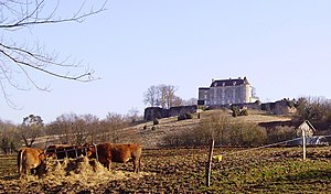 View of the chateau from the north