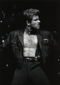 George Michael pendant le Faith World Tour en 1988.