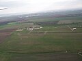 Der Flugplatz Halle-Oppin von mir im Segelflugzeug fotografiert