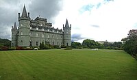 Panoramic view from the garden