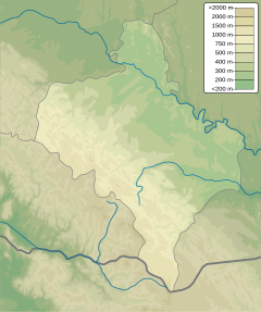 Zarosliak is located in Ivano-Frankivsk Oblast