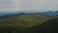 View from west belvedere with Champlain Lake in the background