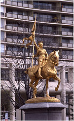 Statue équestre de Jeanne d'Arc (Emmanuel Frémiet, Philadelphie)