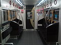 Priority seating and a wheelchair space in car 8151 in March 2011