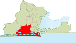 Location within Lagos Metropolitan Area