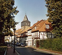 Half-timbered houses in Lappenberg Street
