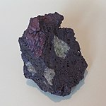 Olivine in lava from the Azores