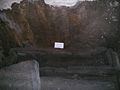 Sarcophagus of Saint Martial, focus of the medieval cult, in the crypt beneath the modern Place de la République.