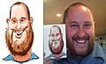 QFL247 (Matt Affolter), in caricature and real life