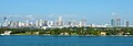 Panorama de Downtown visto de South Beach, Four Seasons Tower na esquerda