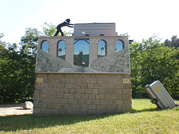 Monument hommage aux anciens mineurs.