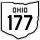 State Route 177 marker