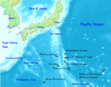 The Nanpō Islands stretch to the southeast and are administered by the Tokyo Metropolis.