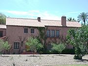 The Rancho Joaquina House was built in 1900 and is located at 4630 E. Cheery Lynn Rd. Listed in the National Register of Historic Places in 1984. Reference number 84000786.