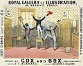 Image 29Cox and Box poster, by Alfred Concanen (restored by Adam Cuerden) (from Wikipedia:Featured pictures/Culture, entertainment, and lifestyle/Theatre)