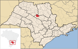 Location in São Paulo state