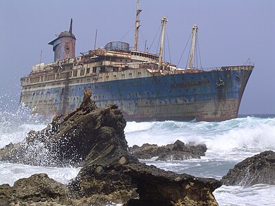 SS America shipwreck, by Wollex