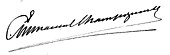 signature d'Emmanuel-Marie-Joseph Champigneulle