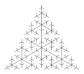 Triangle space-filling tree (Iteration 4)