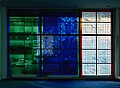Stained glass of Olympus Optical Headquarters Hamburg, 1981