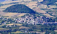 Compeyre vu du Causse Noir