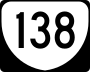 State Route 138 marker