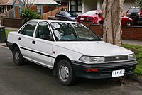 Facelift Corolla SE sedan (Australia)